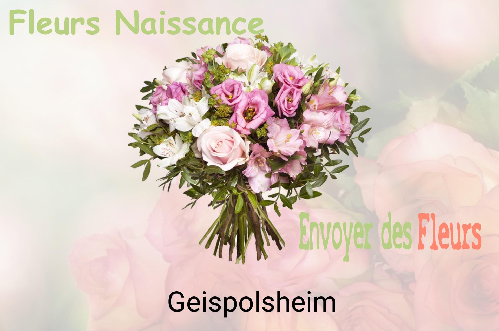 Bouquet de fleurs de naissance livré à Geispolsheim